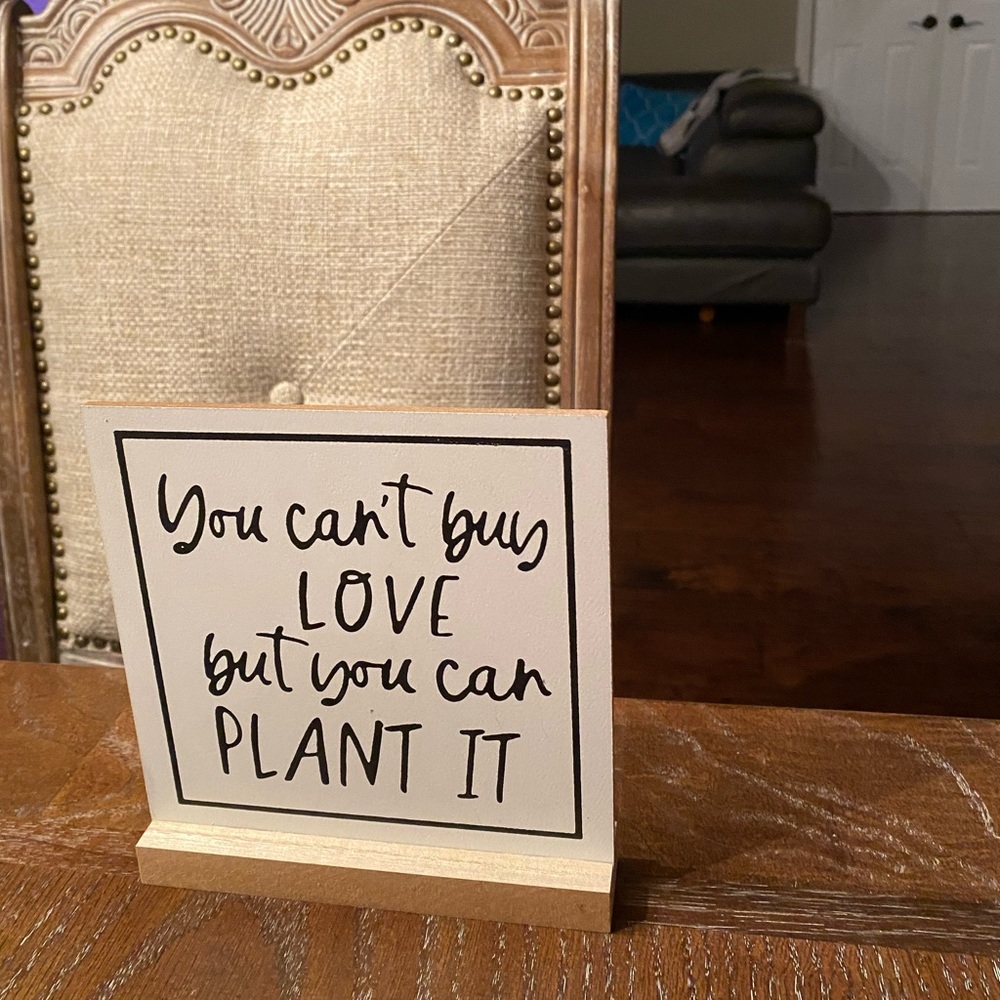 Plant lover home decor sign!